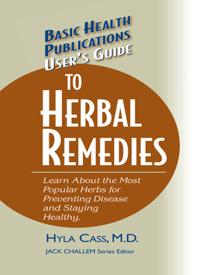 cover image of User's Guide to Herbal Remedies